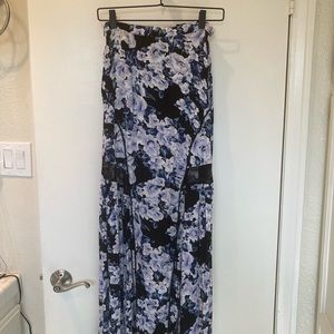 MINKPINK floral maxi skirt